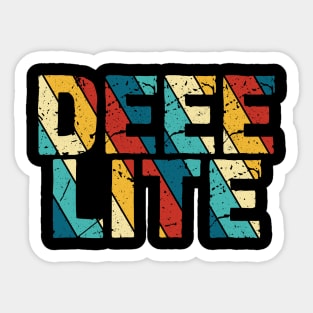 Retro Color - Deee Lite Sticker